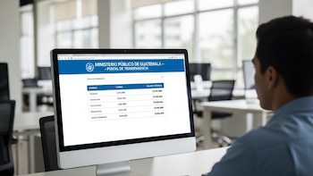 El Ministerio Público de Guatemala habilitó un portal de transparencia con los sueldos de su personal