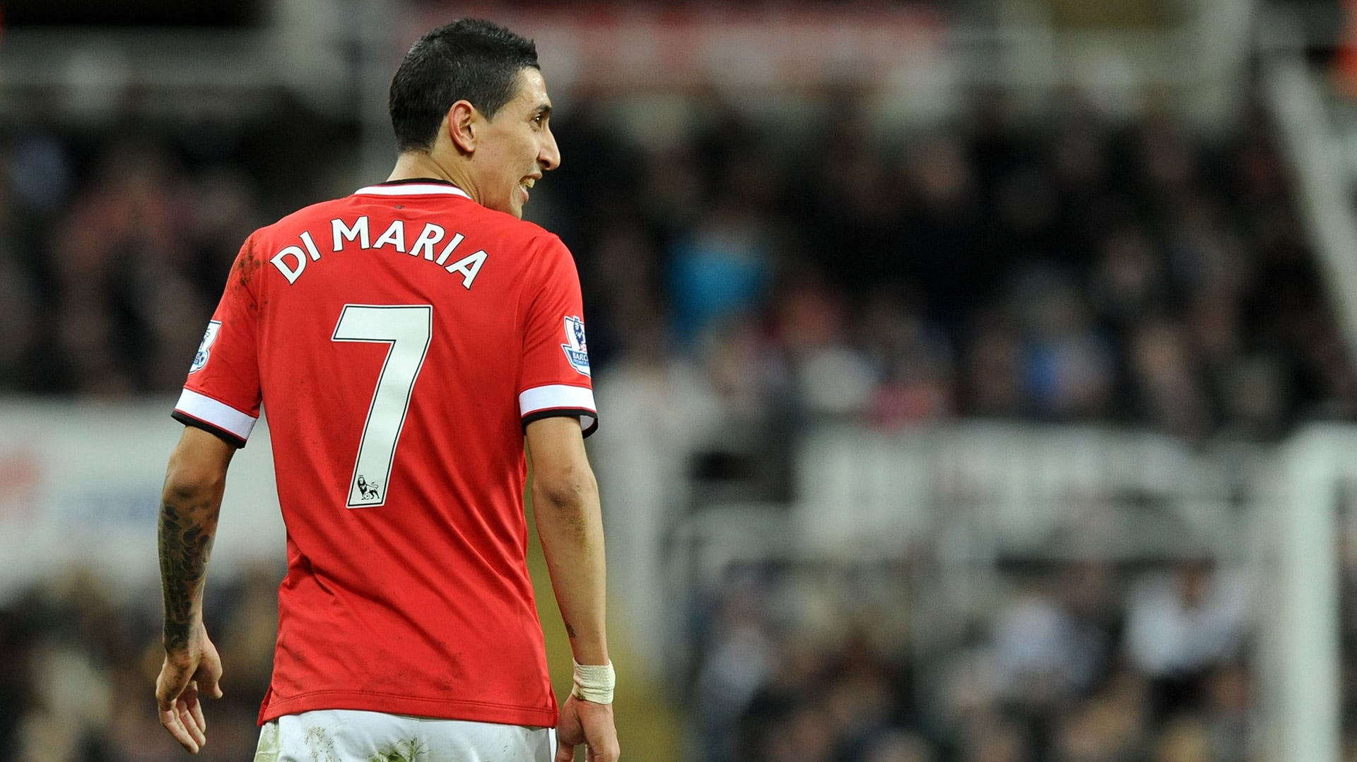Ángel Di María no tuvo buena relación con Van Gaal durante su paso por Manchester United (Photo by Richard Lee/BPI/Shutterstock )