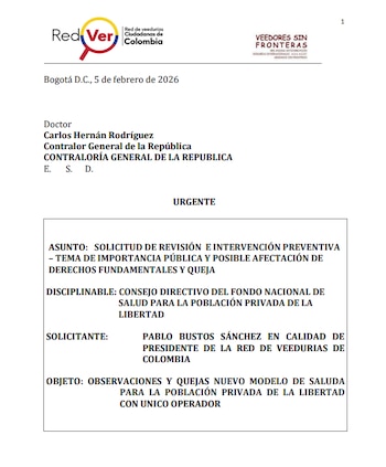 Con estas comunicaciones a los