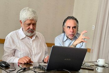 Armando Benedetti y Germán Umaña