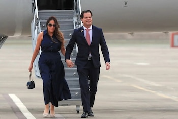 El diplomático fue recibido en