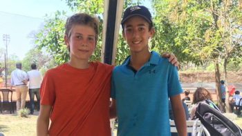 Franco Mastantuono y Valentín Garay