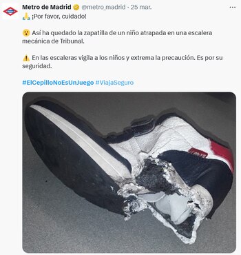 Metro de Madrid alerta de