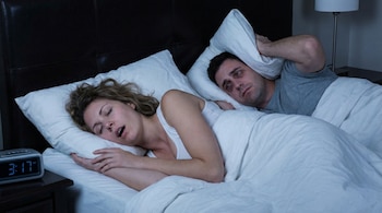 Los ronquidos ocurren cuando el