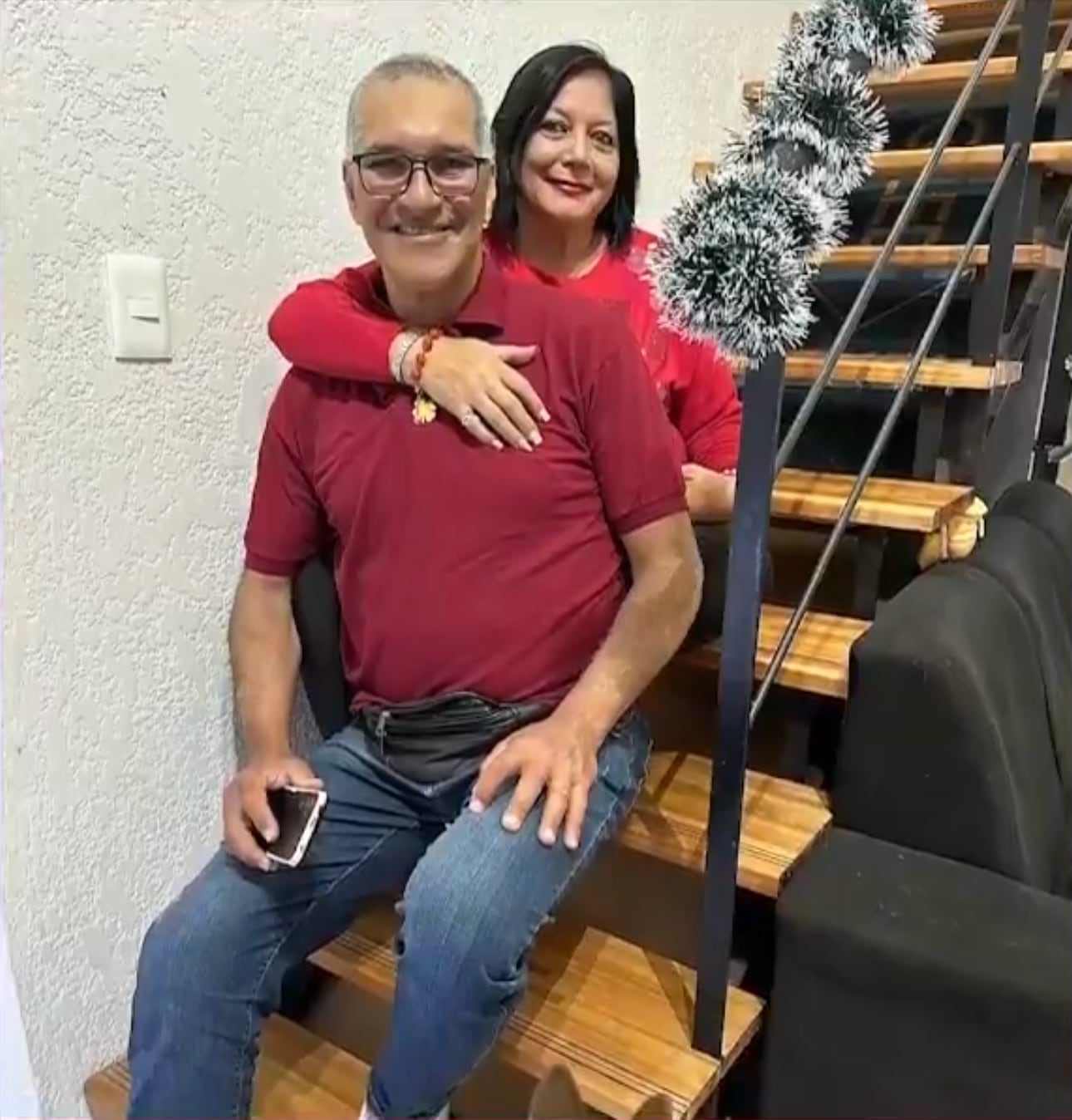 Juan Carlos Mendoza era delivery en Uruguay hace seis años (Captura Telemundo/Canal 12)