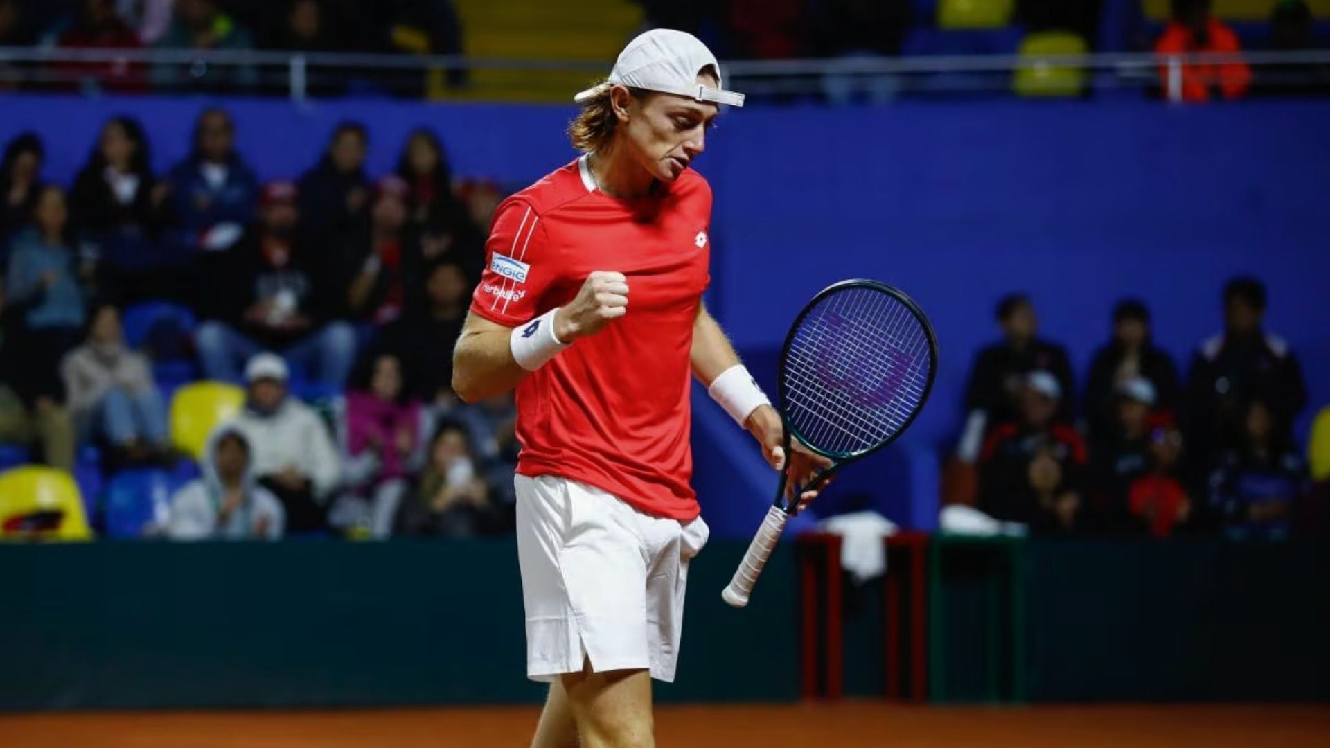 Ignacio Buse y un nuevo hito en su incipiente carrera: debut en el ATP 500 de Río. Crédito: Fernando Sangama / GEC