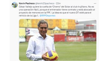 'Chemo' del Solar es una