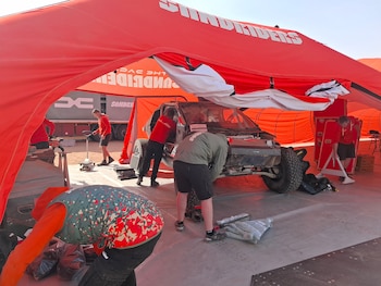 Equipo Dacia del Rally Dakar