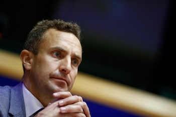 Fotografía de archivo del eurodiputado sueco Tomás Tobé (PPE), ponente del documento. (EFE/EPA/STEPHANIE LECOCQ)