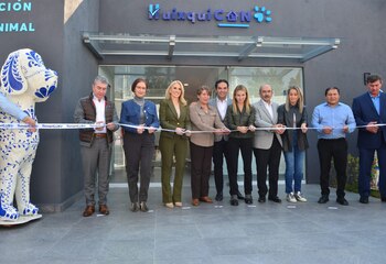 Huixquican, durante su inauguración el