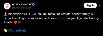 América de Cali recordó a