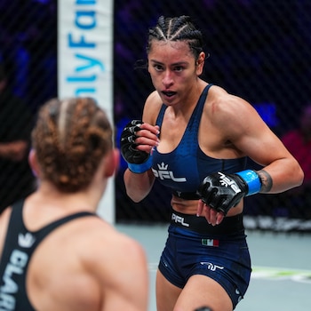 Lucero Acosta perdió en su debut en la PFL y cortó una racha de cuatro victorias seguidas (@loba_acosta_)