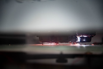 Impresora 3D produciendo unos modelos