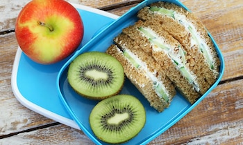 El queso cremoso le da