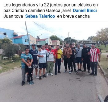 “En breve cancha”, el mensaje