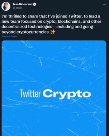 Tess Rinearson, ingeniera de blockchain