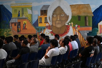 Llegada de migrantes a Guatemala deportados desde Estados Unidos