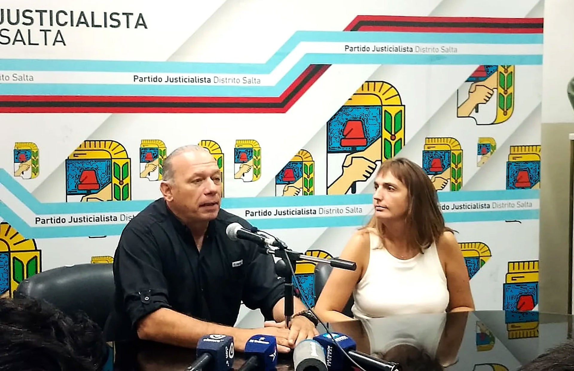 Sergio Berni y María Luz