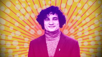 El actor Quentin Dolmaire posando