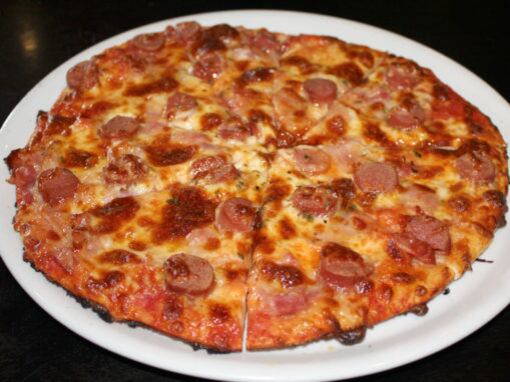 Una pizza americana de Pizza Raúl. Foto: Pizza Raúl