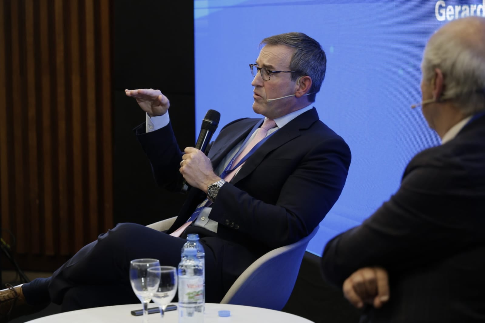 Leland Miller en el evento del Grupo Techint (Grupo Techint)
