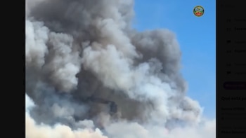Es-Alert en Madrid por un incendio en Lozoyuela: una urbanización desalojada y varios municipios vecinos confinados