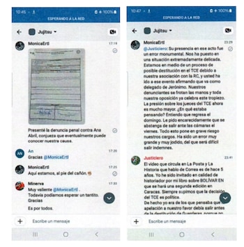 La conversación donde se recrimina