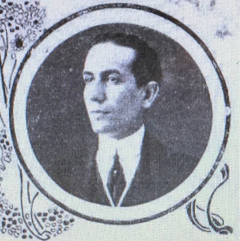 Juan Alberto Lartigau, el infortunado joven secretario de Falcón, que también falleció a consecuencias de las graves heridas (Revista Caras y Caretas)