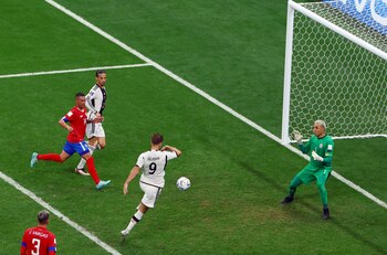 Alemania necesita cinco goles más