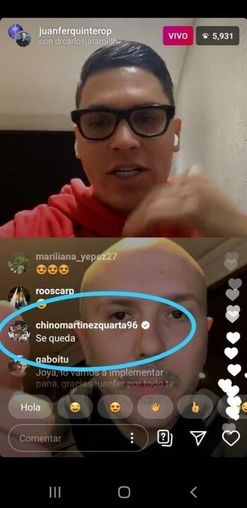 "Se queda", el comentario de