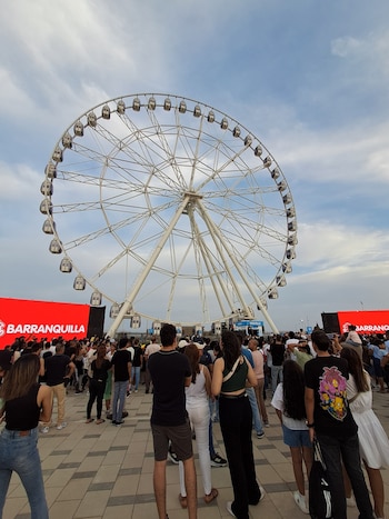 La inauguración de la noria