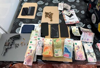 Parte de los elementos secuestrados