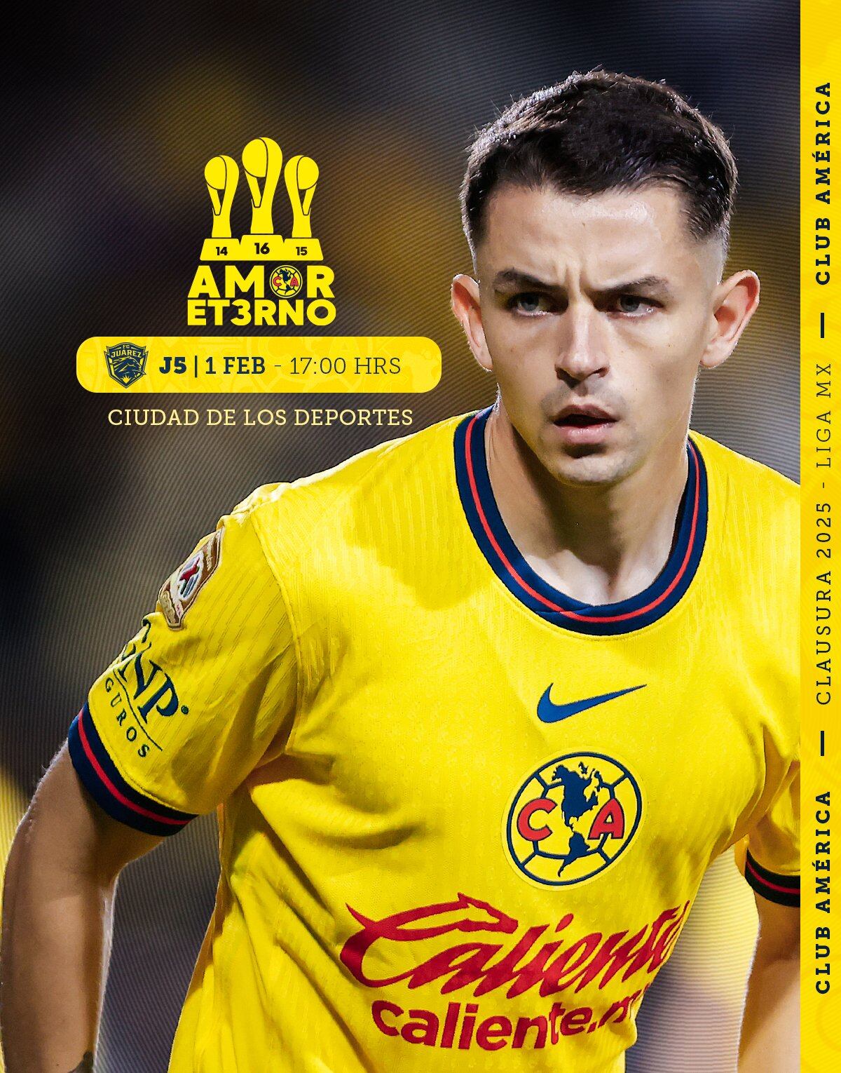 Las Águilas de André Jardine se enfrentan a los Bravos de Juárez esta tarde (@ClubAmerica)