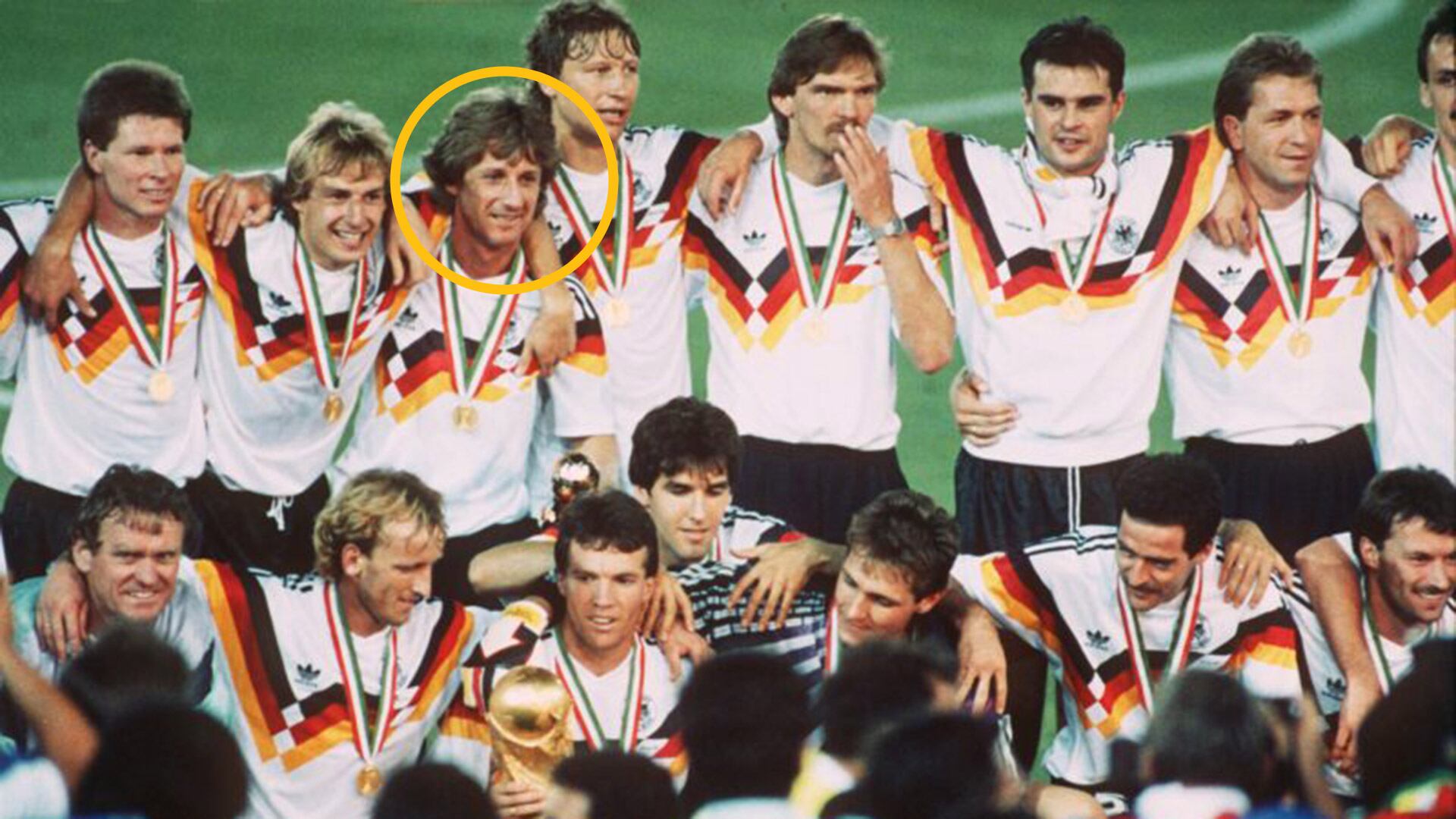 Frank Mill conquistó la Copa del mundo de 1990 (AFP)