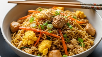 Receta de arroz frito con