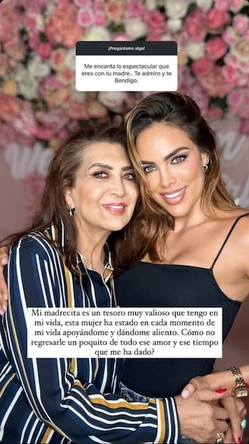 La modelo antioqueña recientemente compartió en sus redes una fotografía junto a su madre y sorprendió a sus seguidores con su impresionante parecido - crédito saracorrales / Instagram