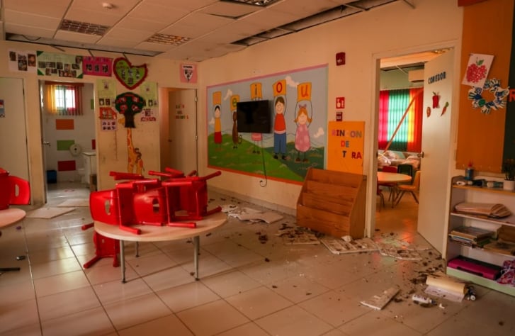 El Ministerio de Educación ha identificado 619 centros educativos con afectaciones en sus 16 regiones educativas. (Mides)