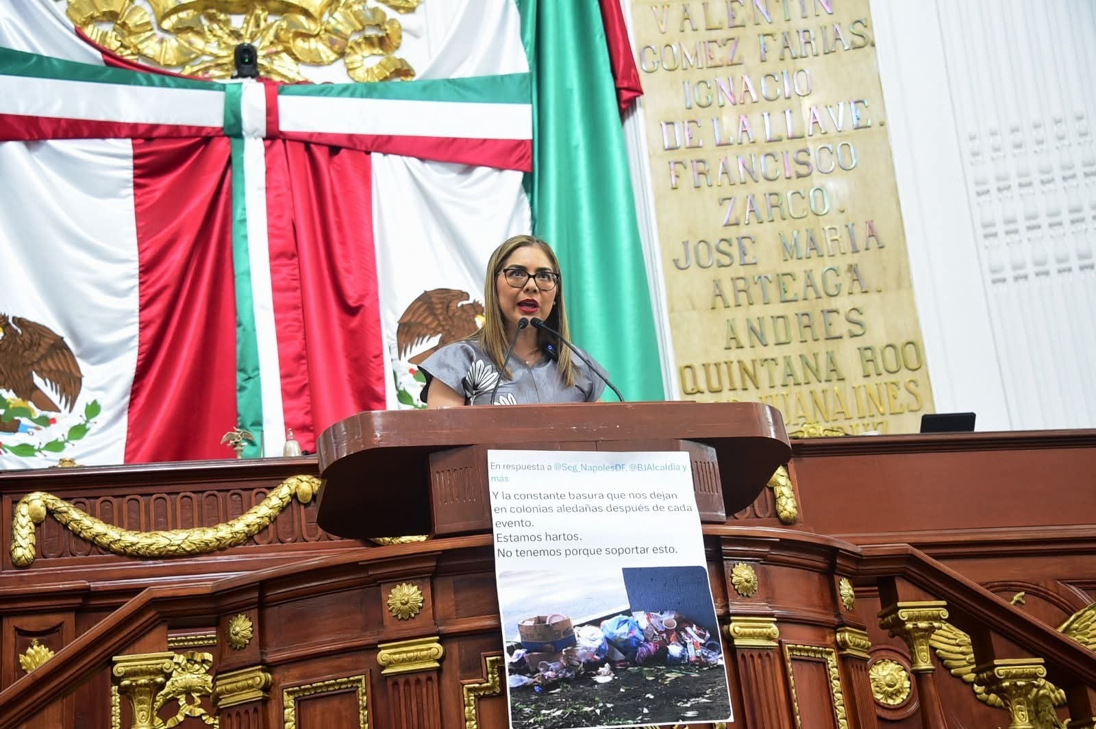 El Congreso capitalino solicitó a autoridades rendir declaraciones sobre el uso de espacio público. Foto: (Congreso CDMX)