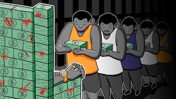 US$1 a US$5 semanales cobran