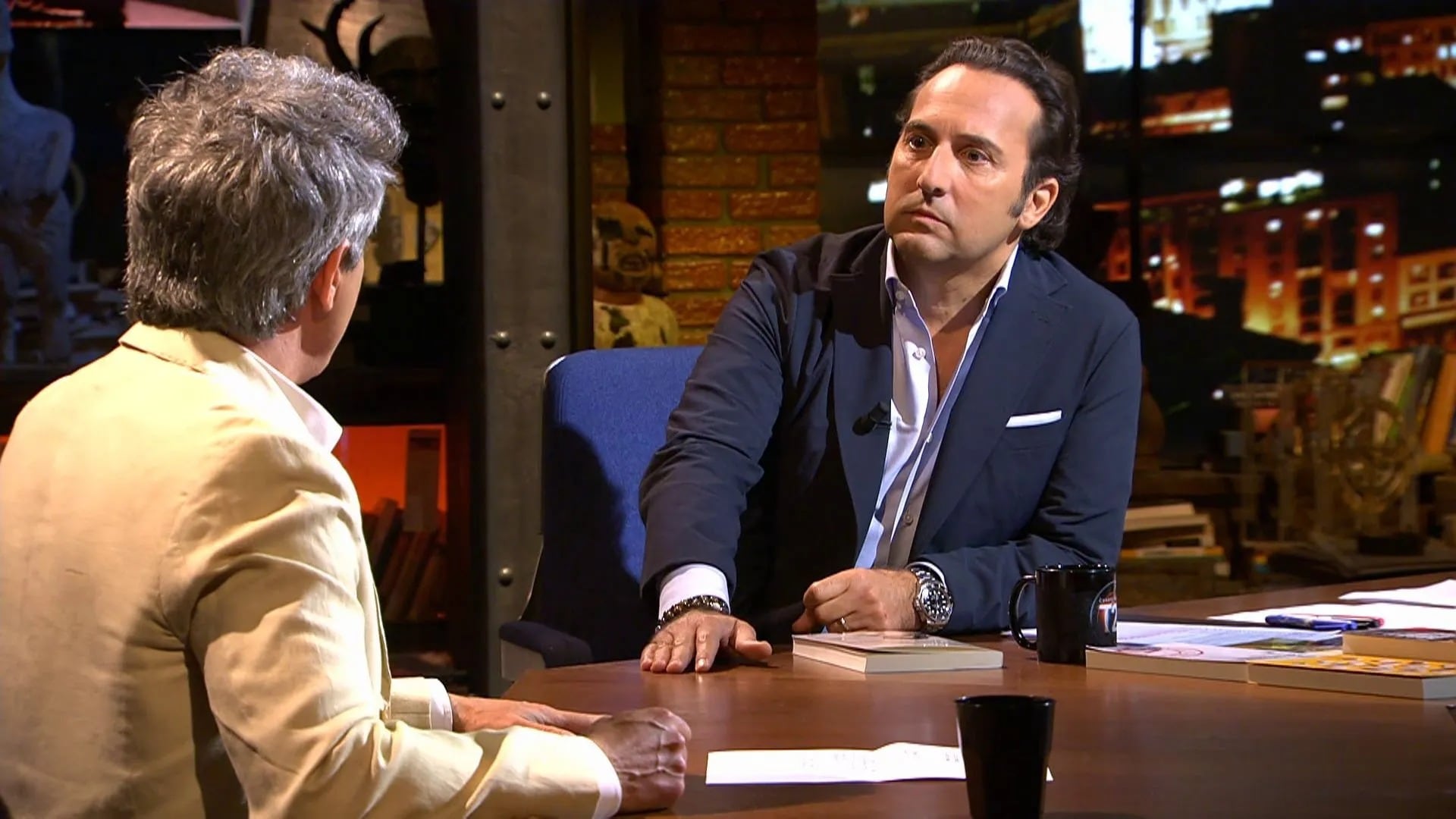 Juan Valderrama en el programa