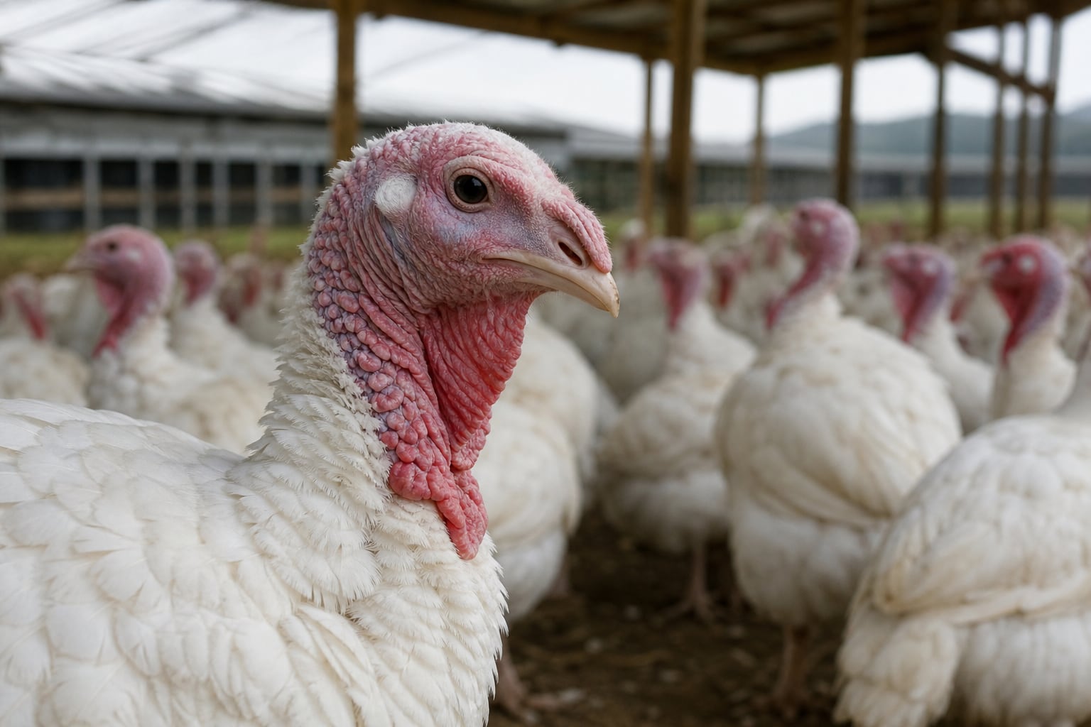 Estados Unidos crió 194,5 millones de pavos en 2025, un 3% menos que en 2024, y los seis principales estados productores concentraron el 68% del total nacional. (Imagen Ilustrativa Infobae)
