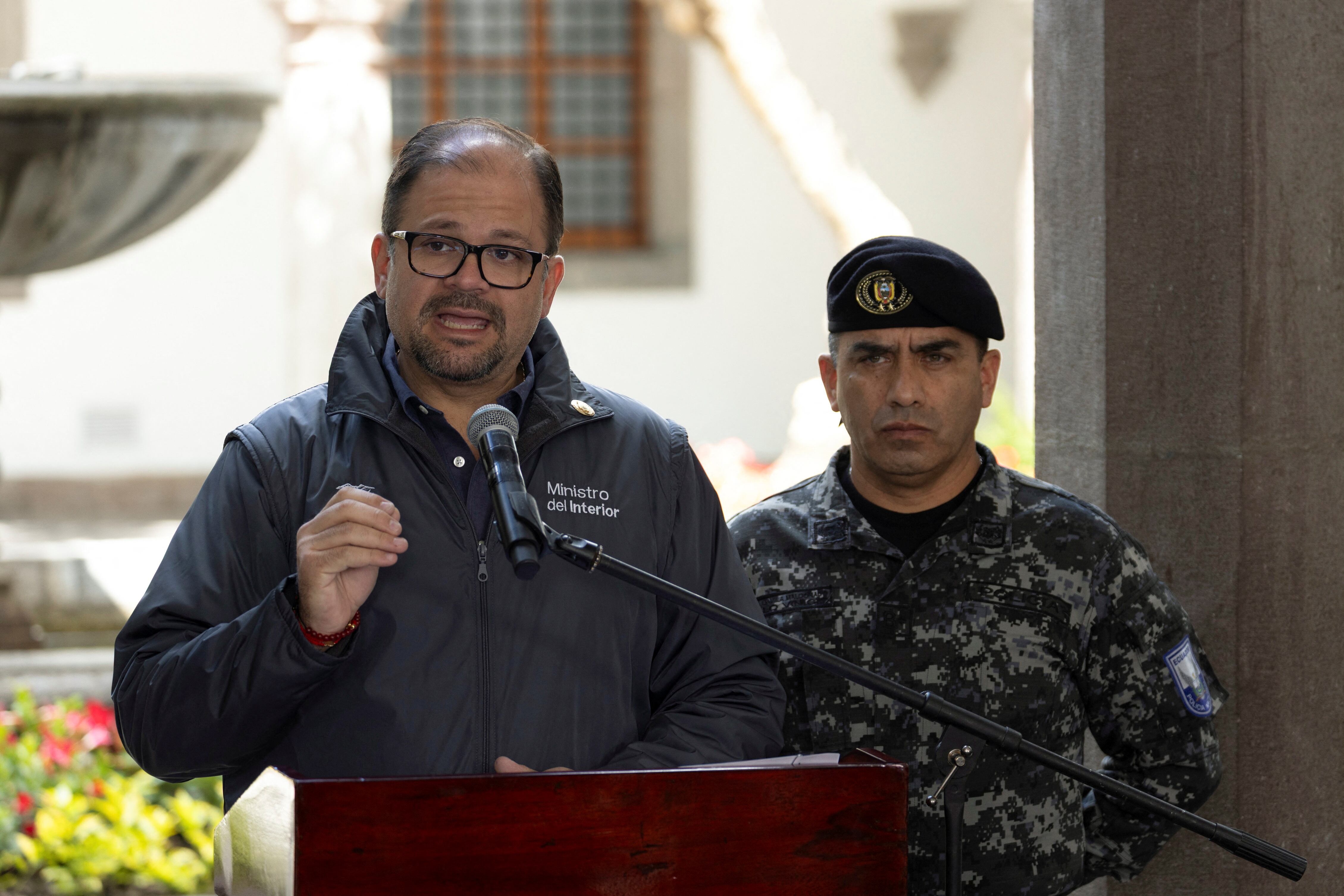El ministro del Interior, John Reimberg. REUTERS/Karen Toro