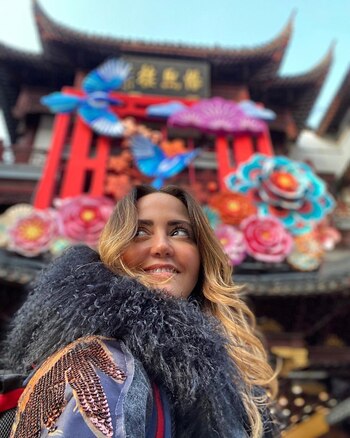 Andrea Legarreta hizo varias publicaciones