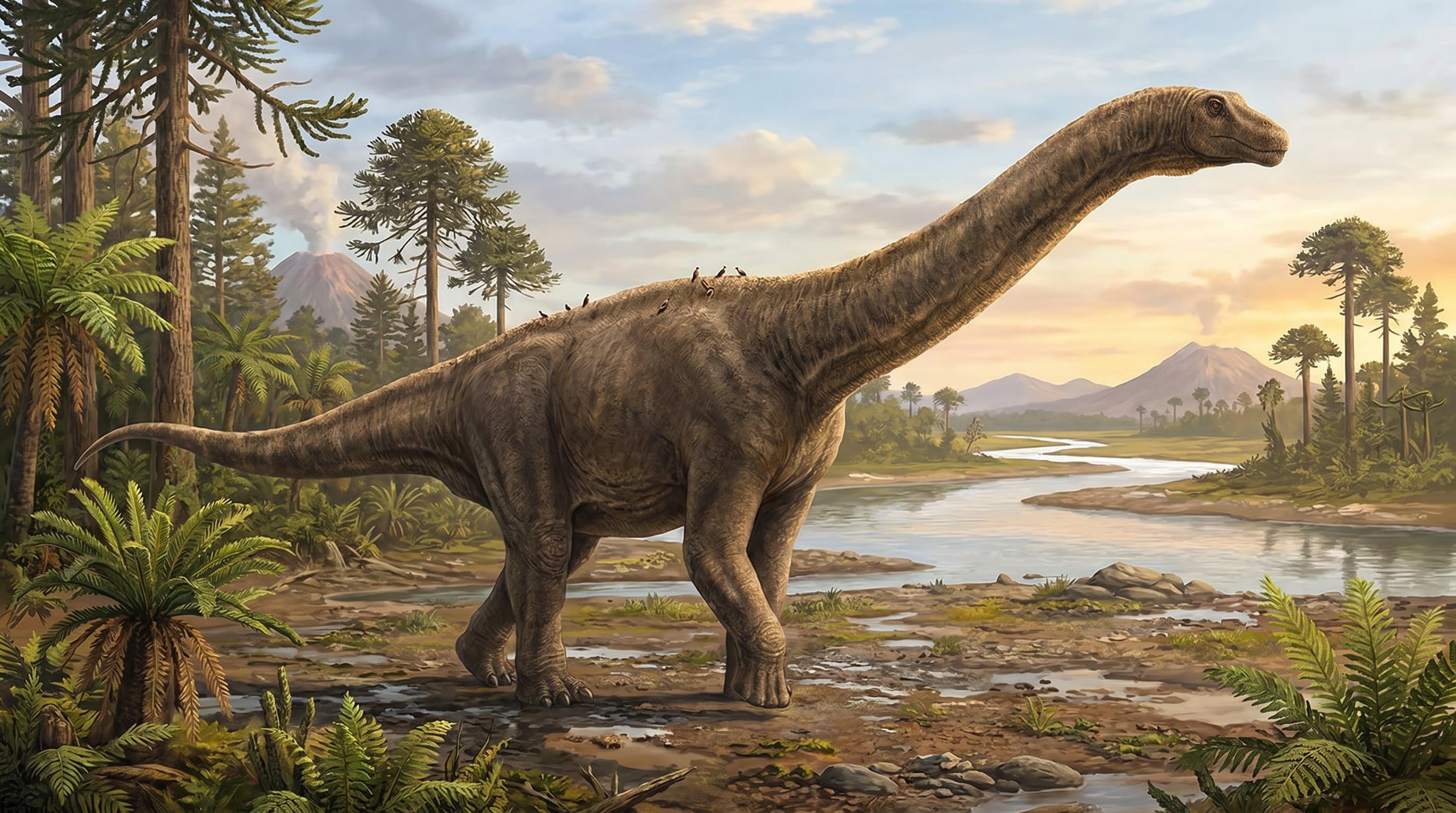El fósil hallado, de 70 millones de años, corresponde a la especie más grande de dinosaurio descubierta en Tailandia hasta la fecha (Imagen Ilustrativa Infobae)