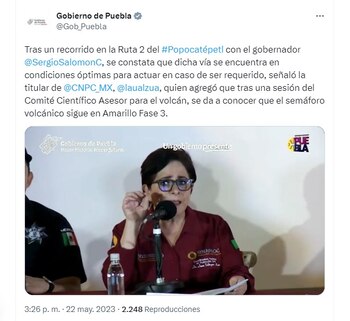 Autoridades de protección civil aseguraron