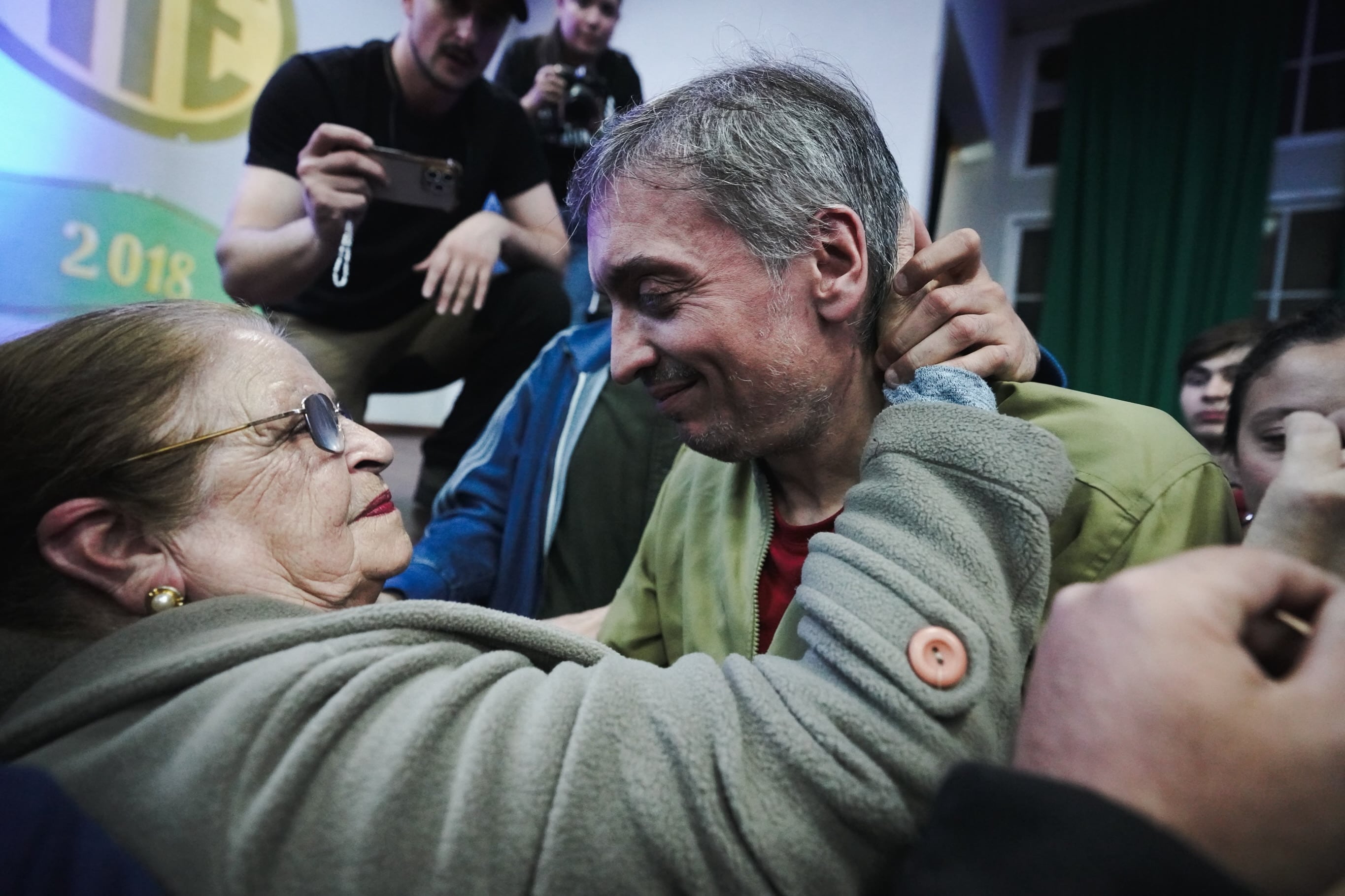 Máximo Kirchner, en su visita a Paraná, este sábado