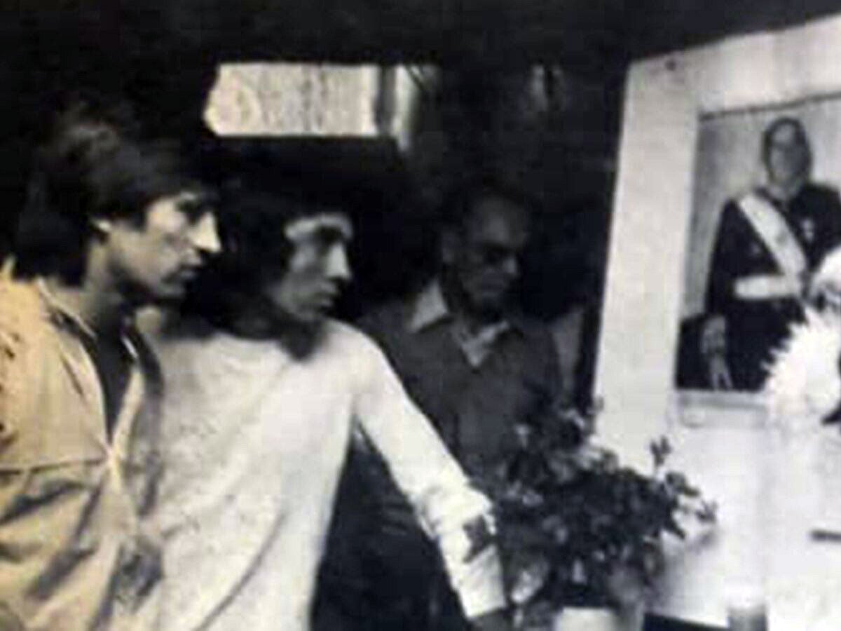 Hubo misa por Perón y un altar en la concentración