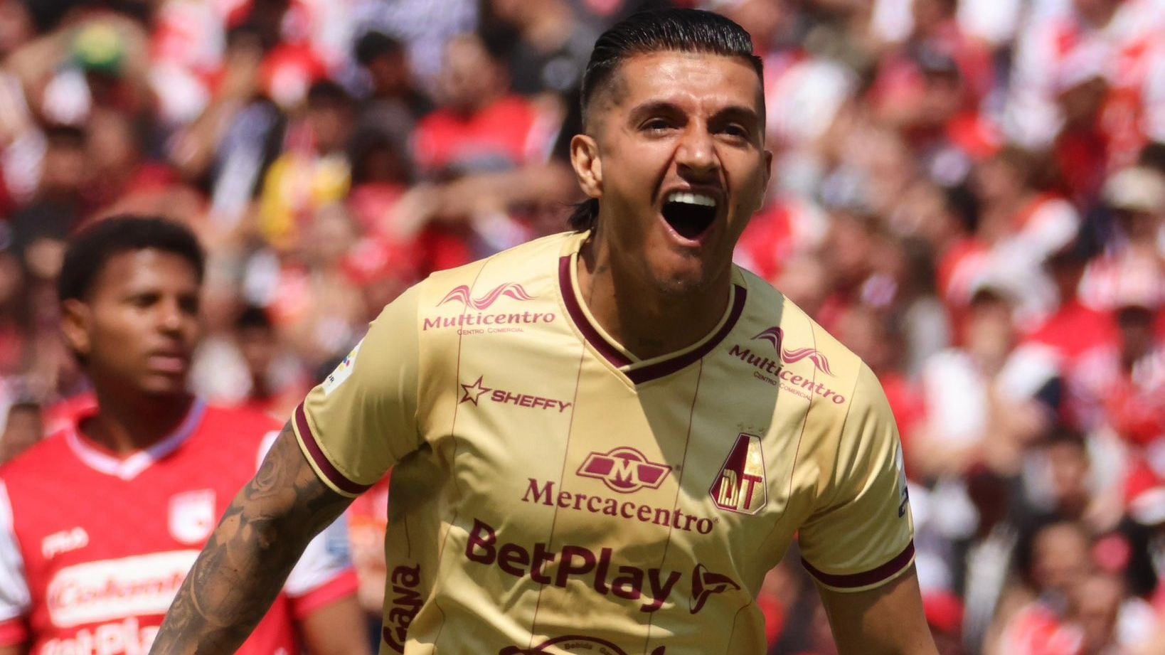 Yeison Guzmán jugó dos años en el Deportes Tolima, entre 2023 y 2024 - crédito @cdtolima/X