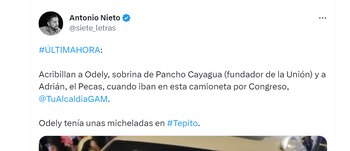Antonio Nieto fue quien informó