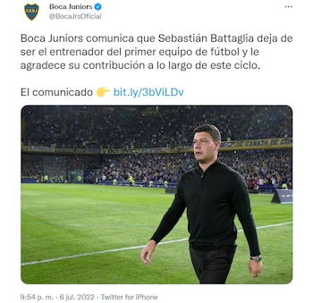 battaglia comunicado boca